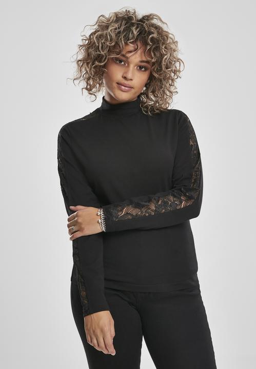 Immagine prodotto Urban Classics LS a strisce in pizzo da donna (M)