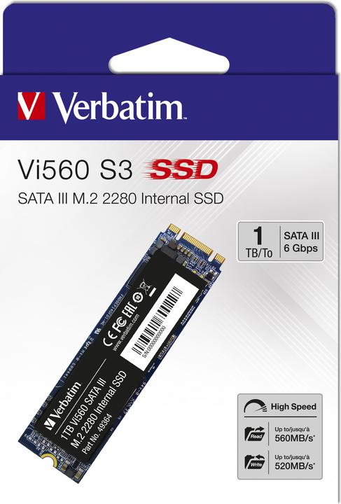 Image du produit Verbatim Vi560 S3 (1000 Go, M.2 2280)