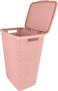 Actual product image Curver Jute Laundry Basket with Lid 58L Rose Dawn (58 l)