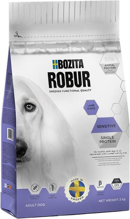 Actual product image Bozita Dog Robur Sensitive Single Protein Lamb (Adult, 1 pcs., 3000 g)