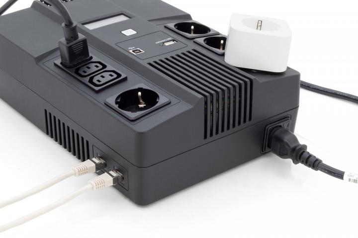 Produktbild Assmann ALLINONE UPS 800VA/480W LED (800 VA, 480 W, Line-Interaktiv USV)