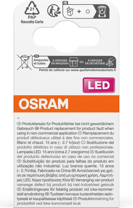 Produktbild Osram Led Star Mr16 (GU5.3, 2.90 W, 210 lm, 1 x, F)