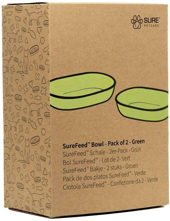 Immagine prodotto SureFeed Accessori Vassoio di ricambio singolo, verde, 2 pezzi, materiale (0.45 l)