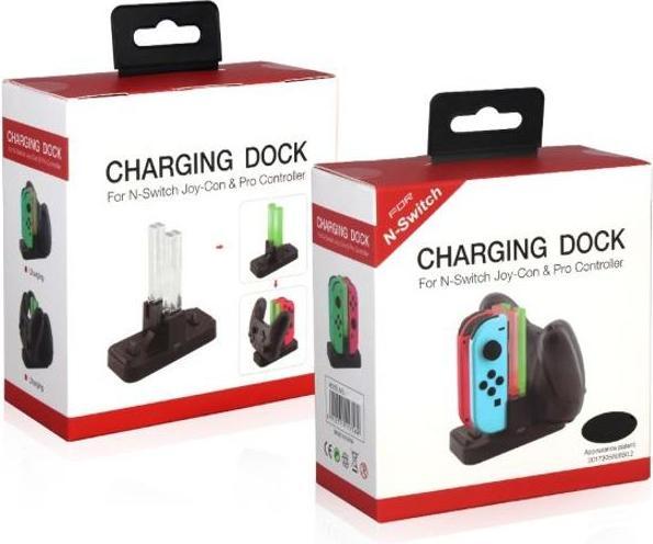 Produktbild Dobe Ladestation für einen Joy-Con und einen Pro Controller (Switch)