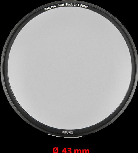 Produktbild Haida NanoPro Mist Black Dunst 1/4 Filter 43mm (43 mm, Diffusionsfilter)