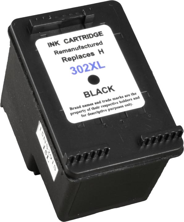 Produktbild Ampertec Tinte ersetzt HP F6U68AE 302XL schwarz (BK)