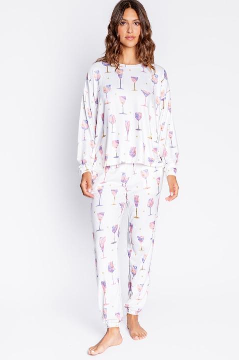 Produktbild Pj Salvage Pyjamaoberteil IT’S A WINEFUL LIFE (L)