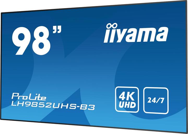 Actual product image iiyama Dis Public 98 LH9852UHS-B3 UHD (3840 x 2160 Pixels, 97.52")