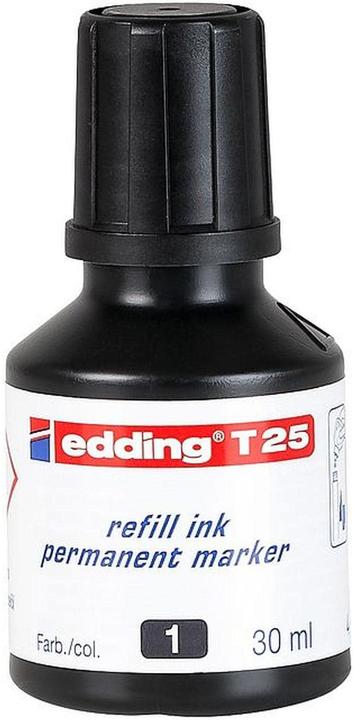 Edding Nachfülltusche T25 (Marker Nachfülltusche, Schwarz, 30 mm)