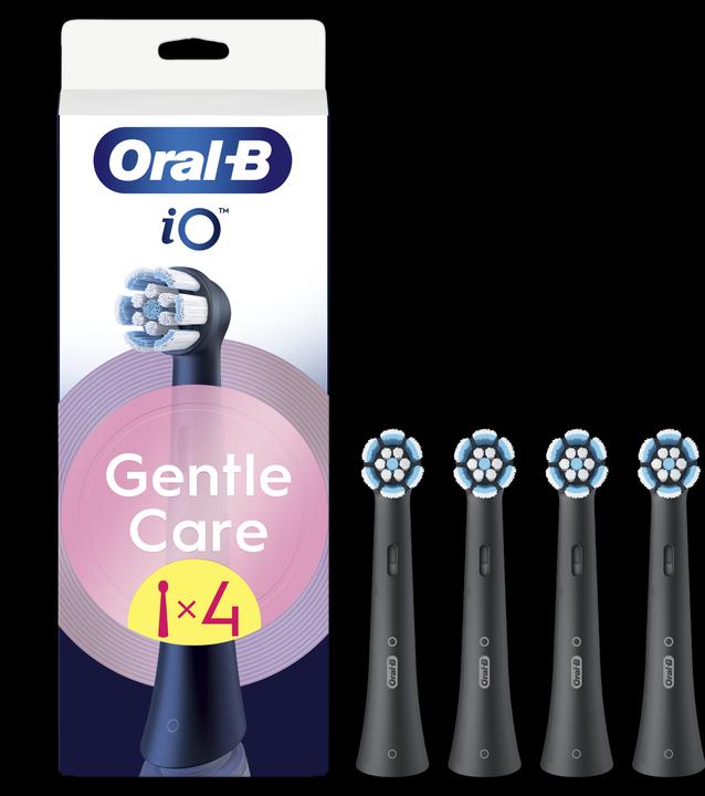 Actual product image Oral-B iO RB SBF-4 GentleCare Black 4-pack (Oscillating toothbrush)