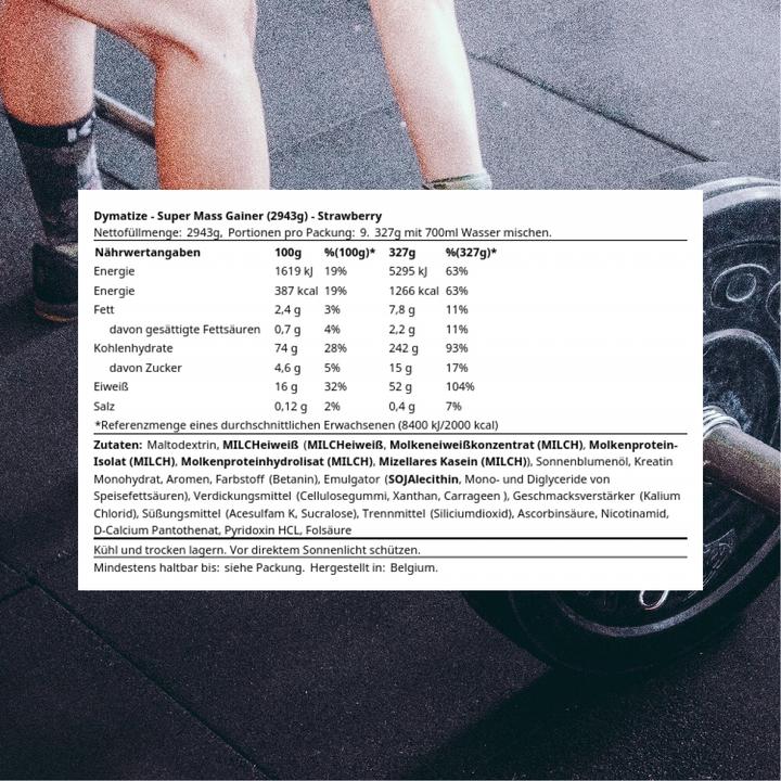 Produktbild Dymatize Super Mass Gainer (Erdbeere, 1 Stk., 2943 g)
