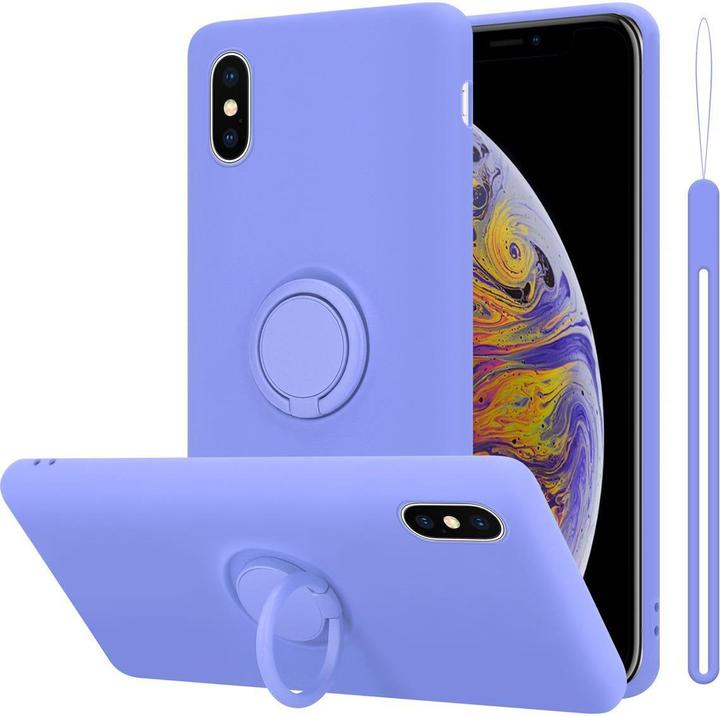 Actual product image Cadorabo TPU Liquid Ring Silicone Case Cover (Apple iPhone XS Max)