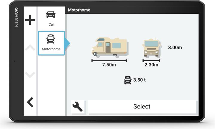 Actual product image Garmin Camper 1095 (10.10")