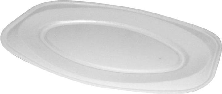 Produktbild Wimex.eu Party-Platte (XPS) oval weiss 35 x 24,7 cm - 10 Stück (10 x)