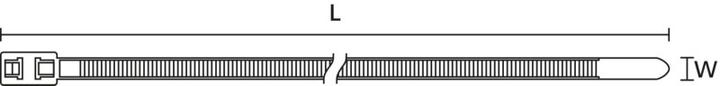 Produktbild HellermannTyton Kabelbinder (Kunststoffkabelbinder, 395 mm, 100 Stk.)