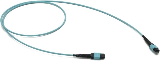 Actual product image Schneider Electric VDILL034C4C0005 Fiber optic cable MTP OM3 Aqua color (5 m)