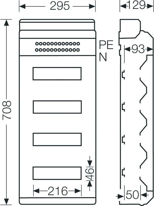 Produktbild Hensel Automatengehäuse KV 4548
