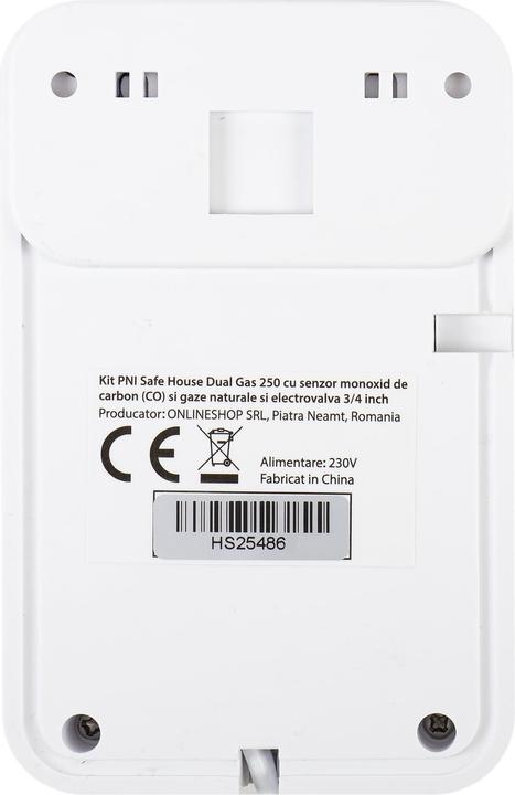 Immagine prodotto PNI Pacchetto Safe House Dual Gas 250 con sensori per 2 tipi di gas monossido di carbonio (CO) e gas