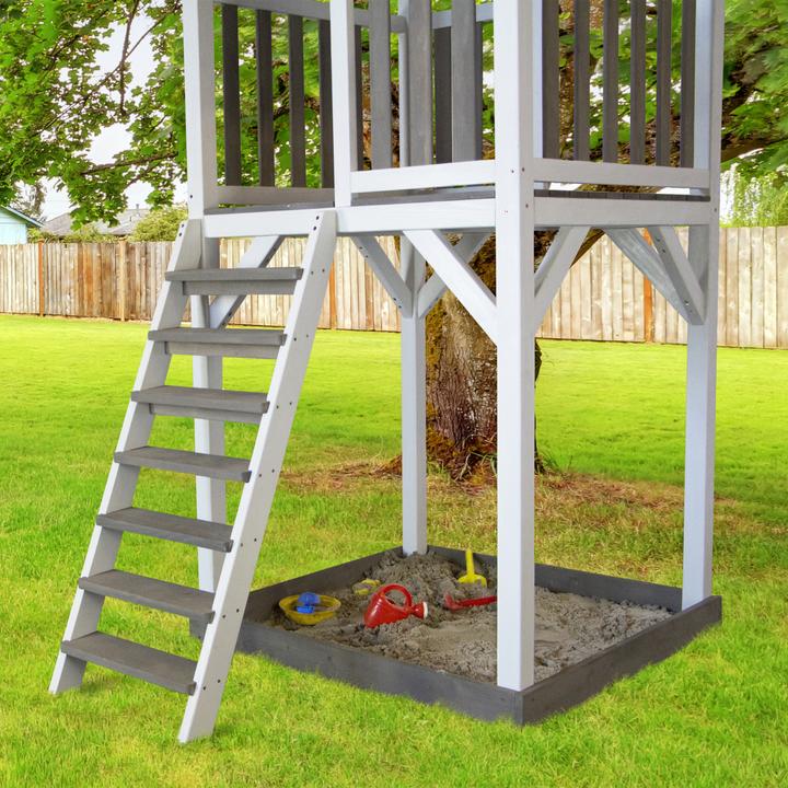 Image du produit Axi Beach Tower Tour de jeux avec balançoire simple - Toboggan gris