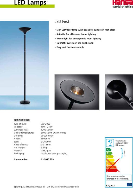 Produktbild Hansa First (1200 lm)