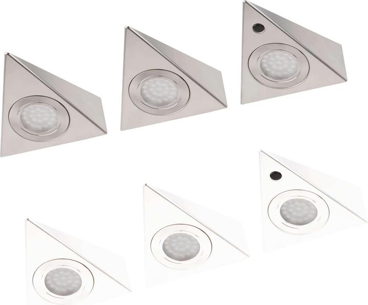 Produktbild Müller Licht LED Unterbauleuchten in weiss mit Bewegungssensor - 3 Stück (3000 lm)