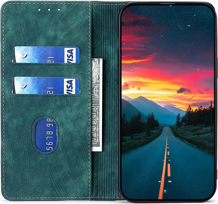 Produktbild Cover-Discount Honor Magic6 Pro - Etui mit RFID Blocker grün (Honor Magic6 Pro)