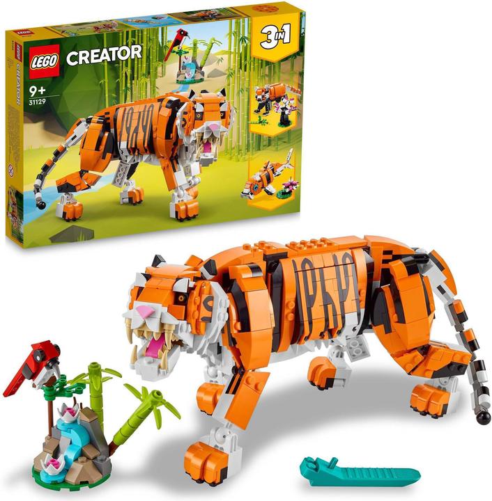 Actual product image LEGO Majestic Tiger (31129, LEGO Creator 3-in-1)