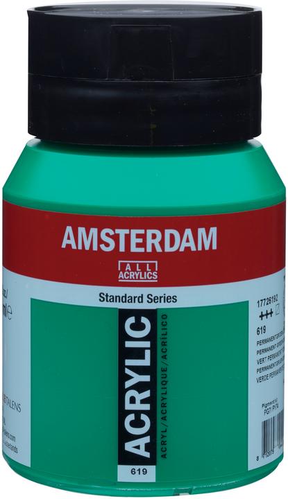 Productafbeelding Amsterdam Acryl 500ml donkergroen (Groen, 500 ml)