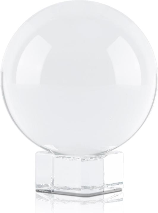 Actual product image Intirilife Glass ball with stand 80 mm