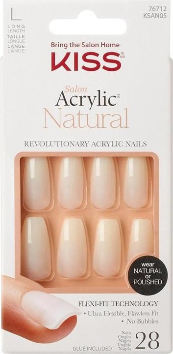 Immagine prodotto KISS Salon Acrylic naturale (Unghie artificiali, Trasparente)