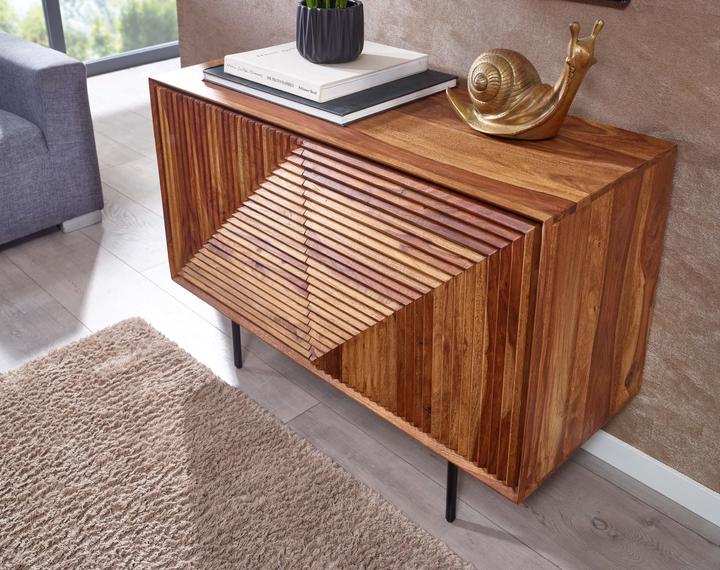 Produktbild FineBuy Sideboard Sheesham Braun