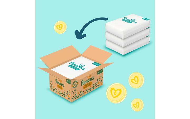 Actual product image Pampers Premium Protection (Size 6, Monthly box, 144 Piece)