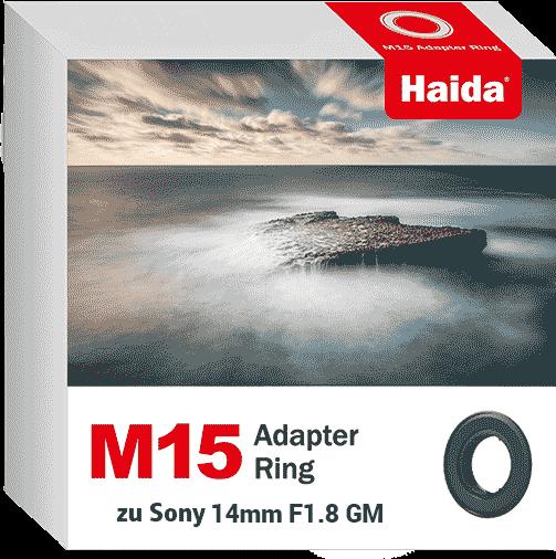 Image du produit Haida M15 Adapter Ring zu Sony 14mm F1.8 GM Objektiv (Support de filtre obectif)