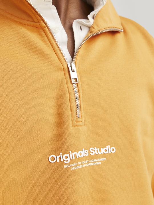 Actual product image Jack & Jones Text Sweatshirt with half zip Sweatshirt with half zip (M)