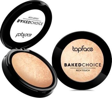 Topface TOPFACE Baked Choice Rich Touch Highlighter wypiekany rozświetlacz 102 6g (102 Rich Touch Highlighter, Highlighter, 6 g)