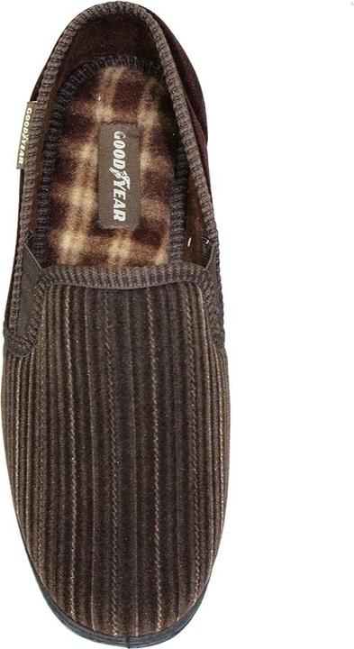 Actual product image Goodyear Calder pinstripe slippers (41)