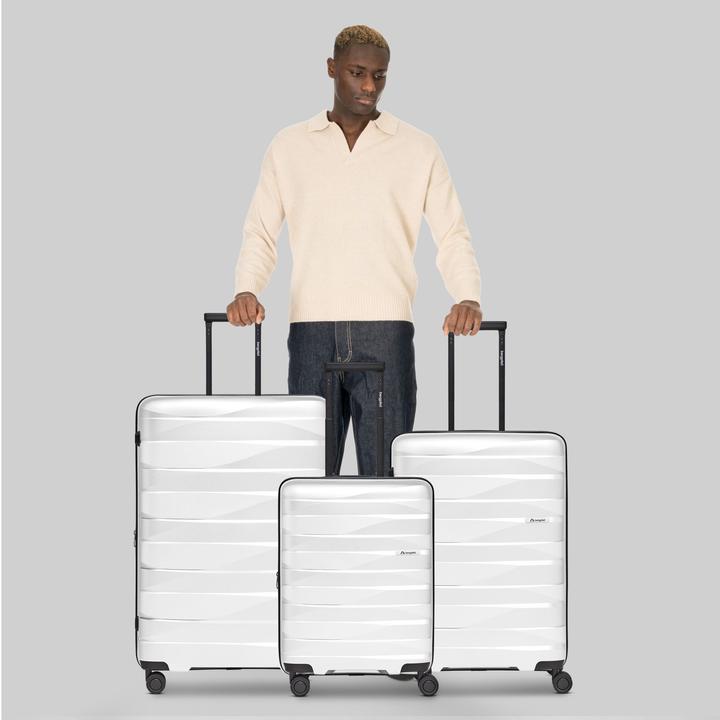 Produktbild Bergpfeil Travel 4-Rollen Kofferset 3-tlg. mit Dehnfalte (228 l, XL (ab 115l))