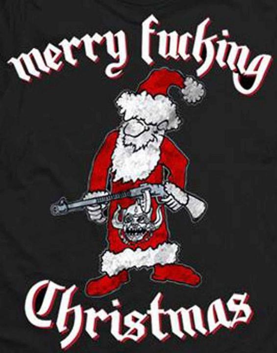 Immagine prodotto Motorhead Maglietta in cotone unisex adulto Merry Effing Christmas (XL)