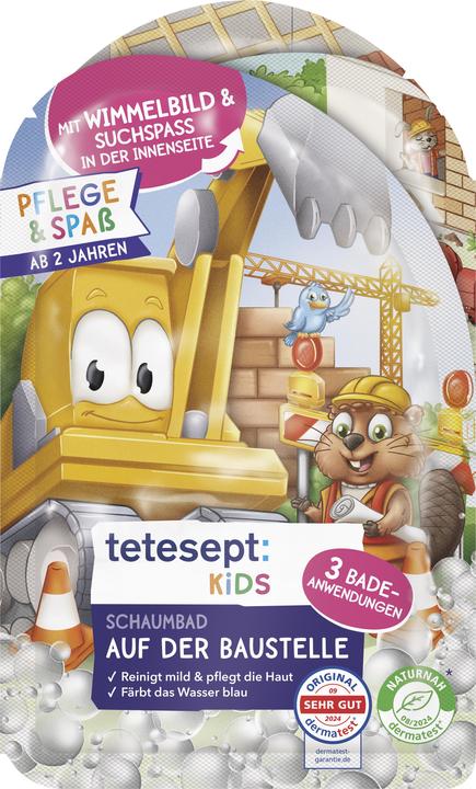 Tetesept Kids Schaumbad Wimmelbaustelle (120 ml, Schaumbad)