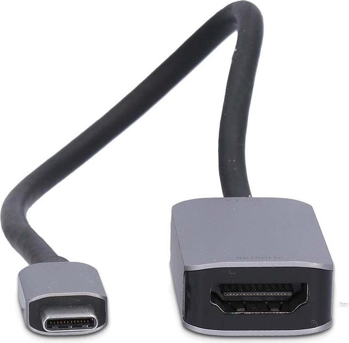 Actual product image Nedis USB-C™ Adapter | USB 3.2 Gen 1 | USB-C™ Plug | HDMI™ Output | 8K@60Hz | 0.20 m | Round | Ve (USB-C, 20 cm)