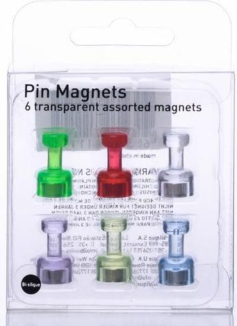 Produktbild Bi-Office Whiteboard Bi Office Magnete Farbig sortiert (6 x)