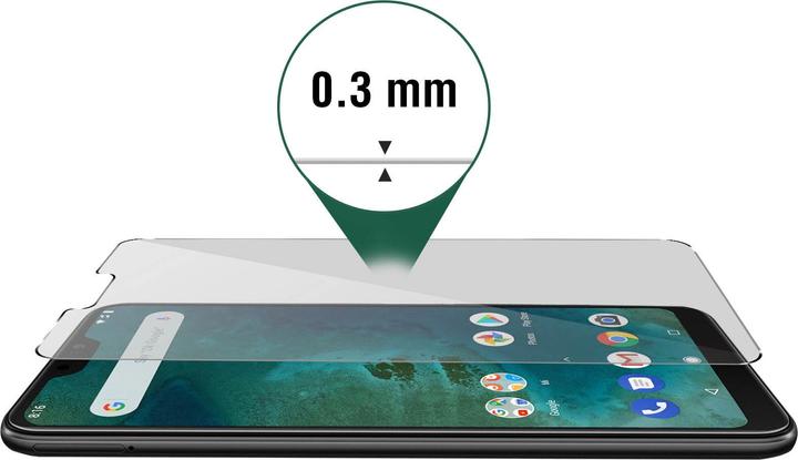 Produktbild Avizar Kristallklare Folie, Glas-Displayschutz (1 Stück, Xiaomi Mi A2 lite)