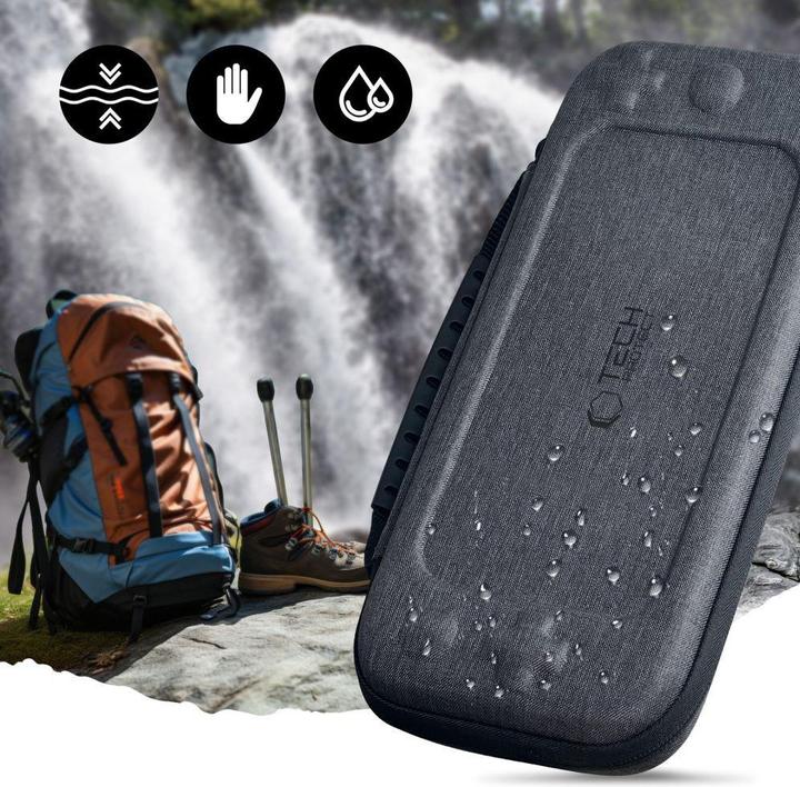 Produktbild Tech-Protect Hardpouch-Hülle für Nintendo Switch 2 - Grau (Switch)