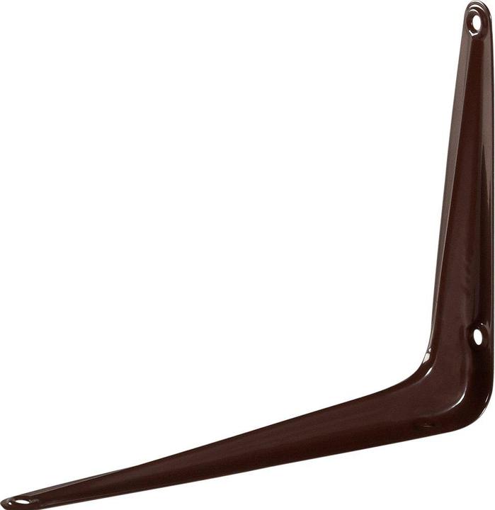 Actual product image Puag Sheet metal bracket RAL 8017 brown Load capacity 20kg / pair 150 x 200 mm
