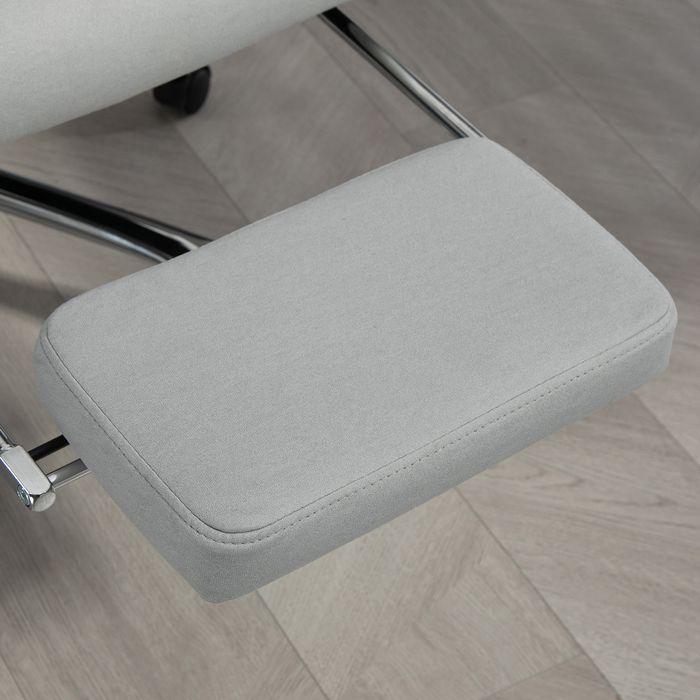 Produktbild Swisshandel24 Bürostuhl mit Massagefunktion, Ergonomisch mit Liegefunktion, Lendenheizung, mit Fussstütze, Grau