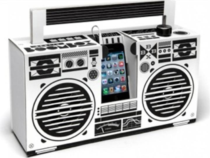 Image du produit Berlin BoomBox Cardboard Soundsystem (Fonctionnement sur piles)