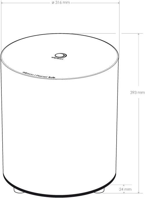 Actual product image Elipson Planet Sub (1 pcs., 200 W)