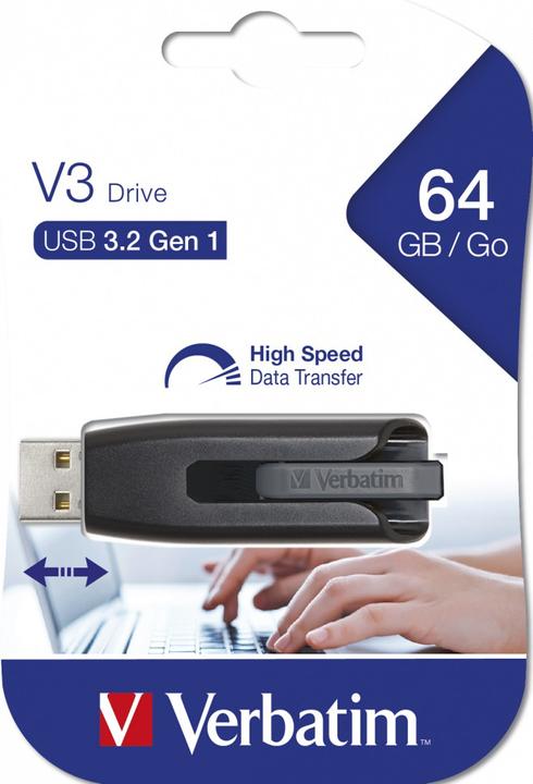 Produktbild Verbatim Store 'n' Go V3 (64 GB, USB-A)
