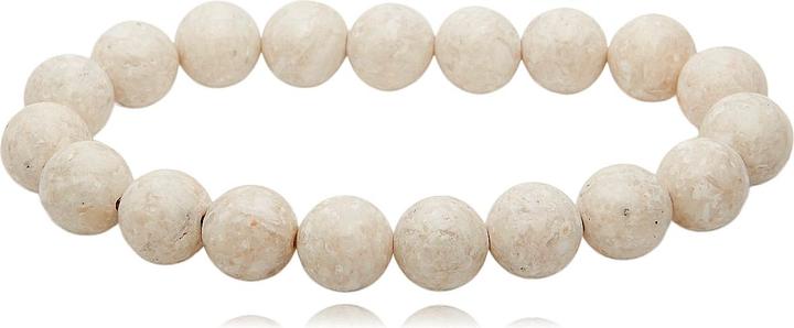 Leyda Riverstone (Flussquarz) Armband (19 cm, Farbstein)