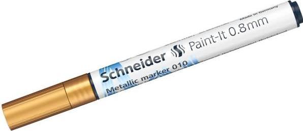 Actual product image Schneider Paint-It 010 Metallic marker, 0.8 mm, metallic silver (gold metallic, 0.80 mm, 1 x)